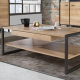 Wooden Coffee Table With 1 Drawer Rectangular - High Rock