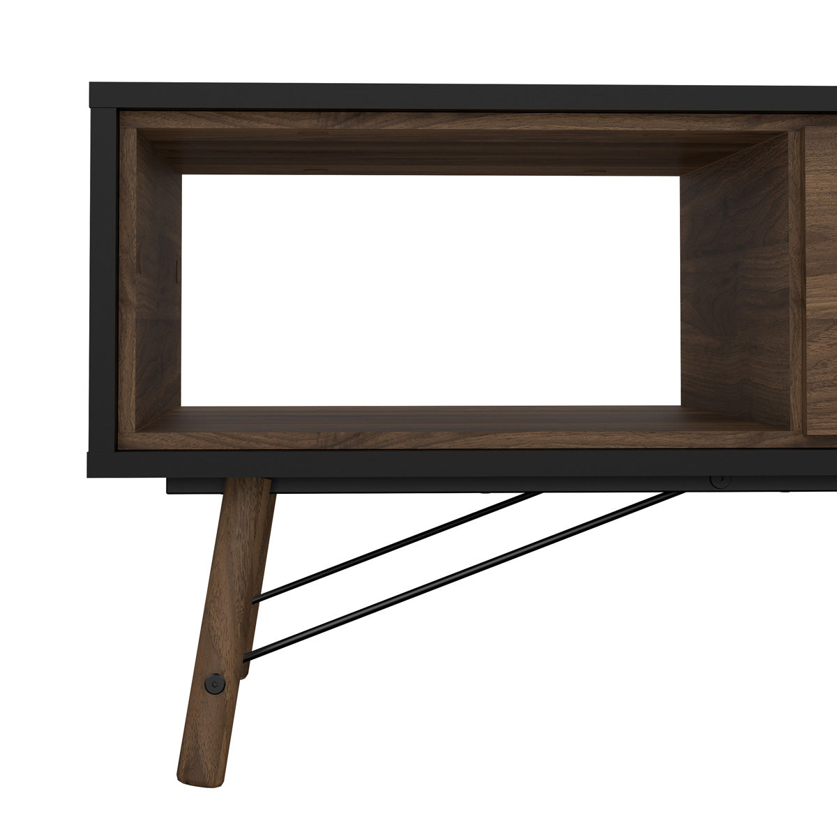 Wooden Coffee Table With 1 Drawer - Ry