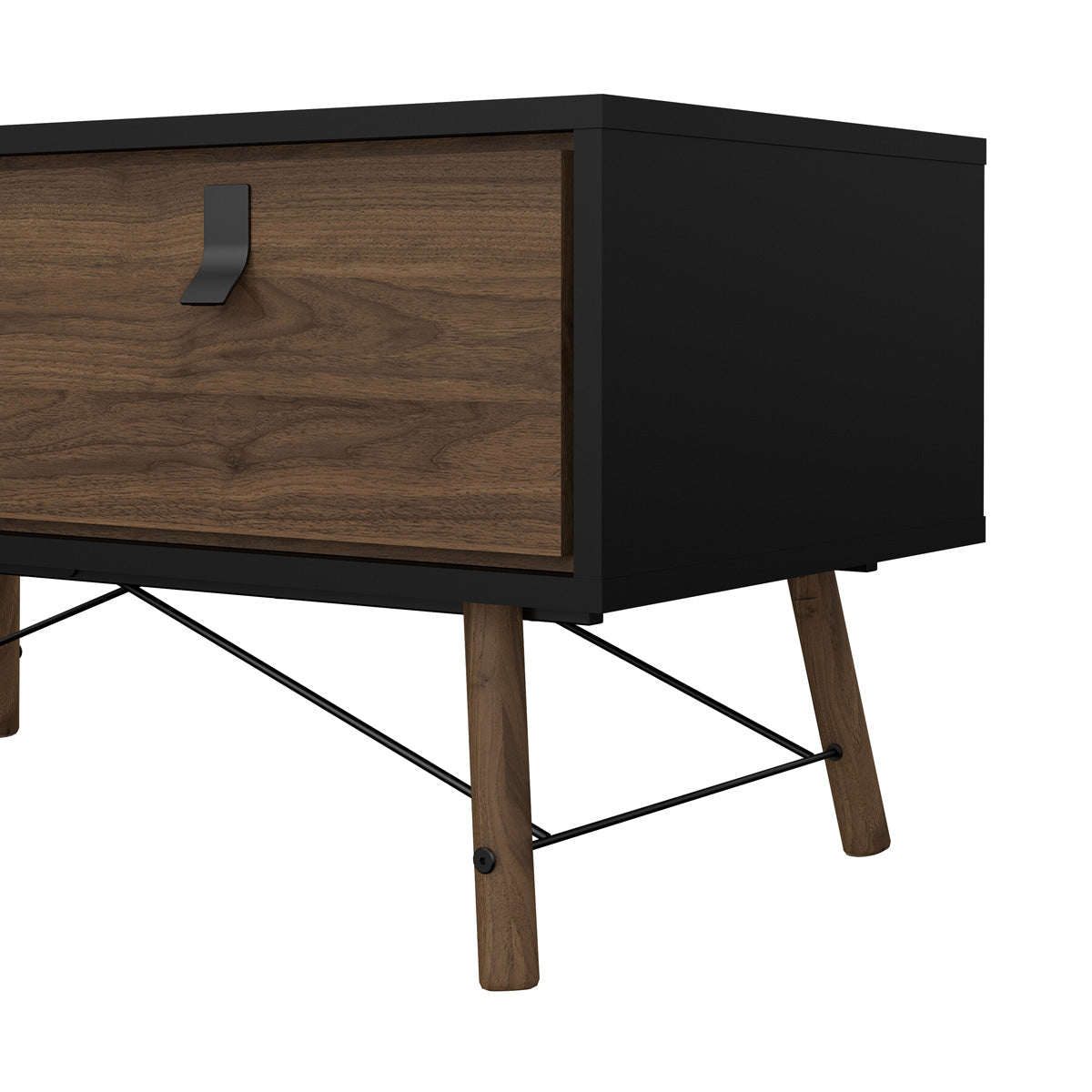 Wooden Coffee Table With 1 Drawer - Ry