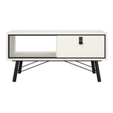 Wooden Coffee Table With 1 Drawer - Ry