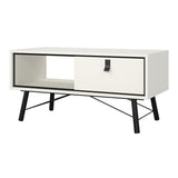 Wooden Coffee Table With 1 Drawer - Ry