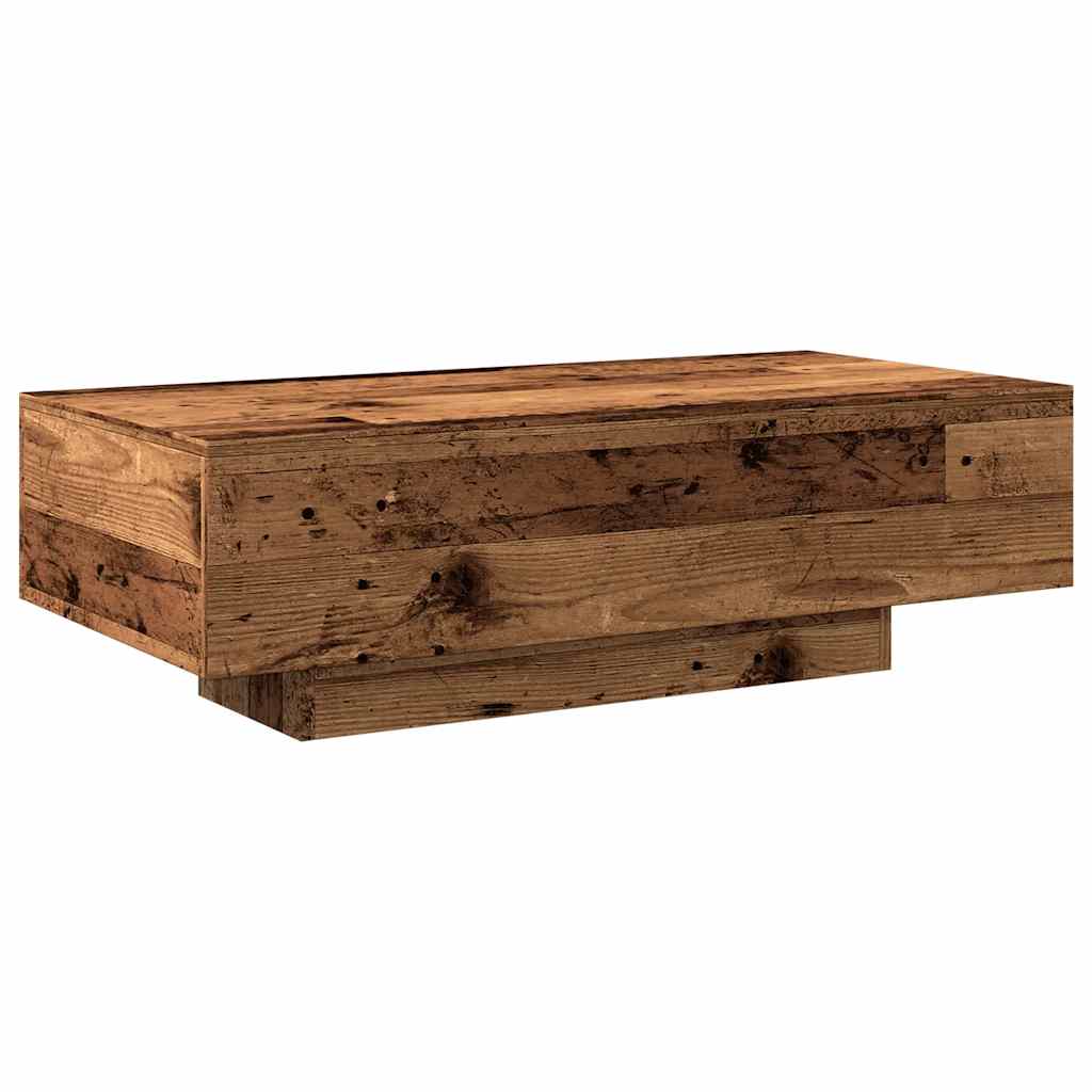 Wooden Coffee Table 100cm Wide Rectangular - Vantage Home