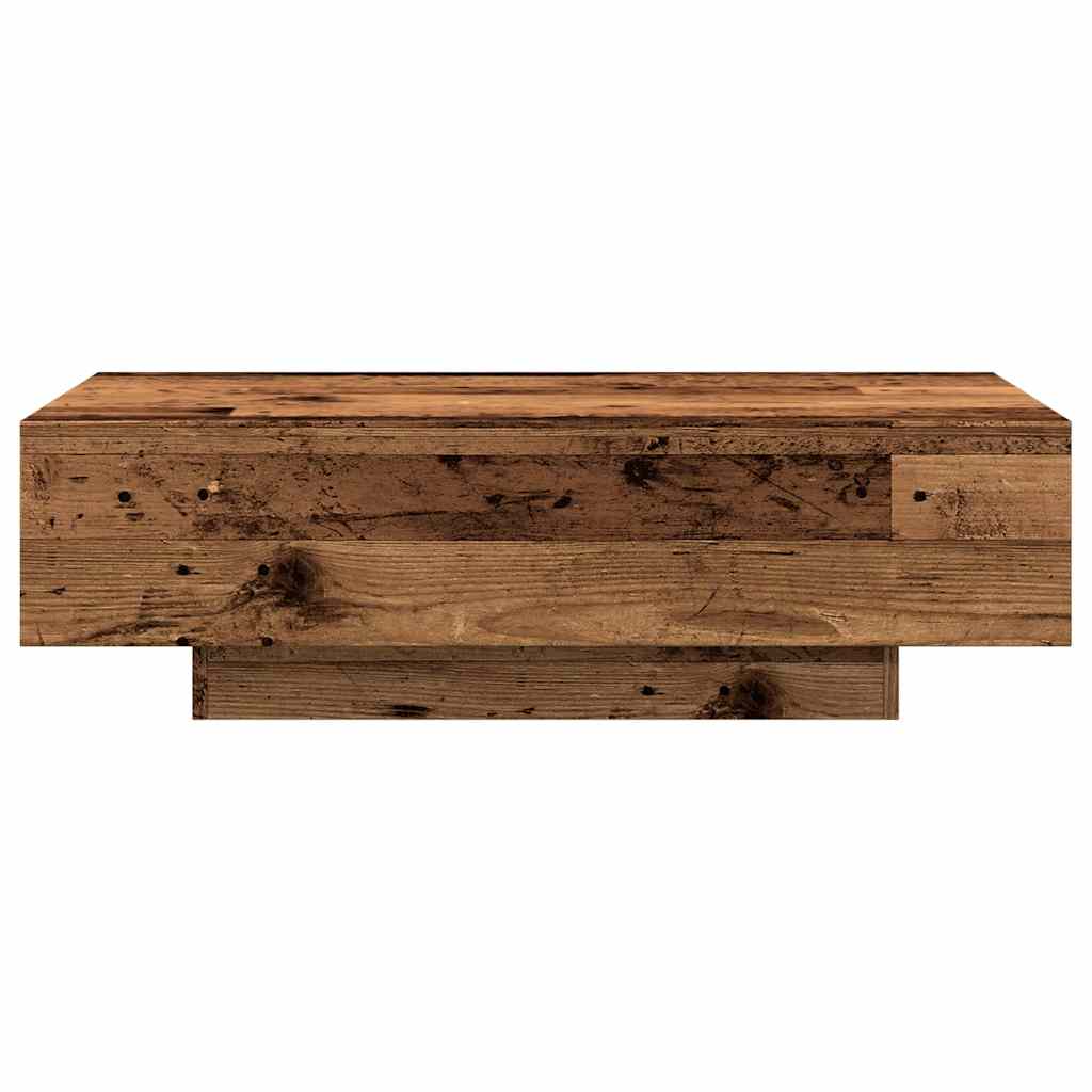 Wooden Coffee Table 100cm Wide Rectangular - Vantage Home