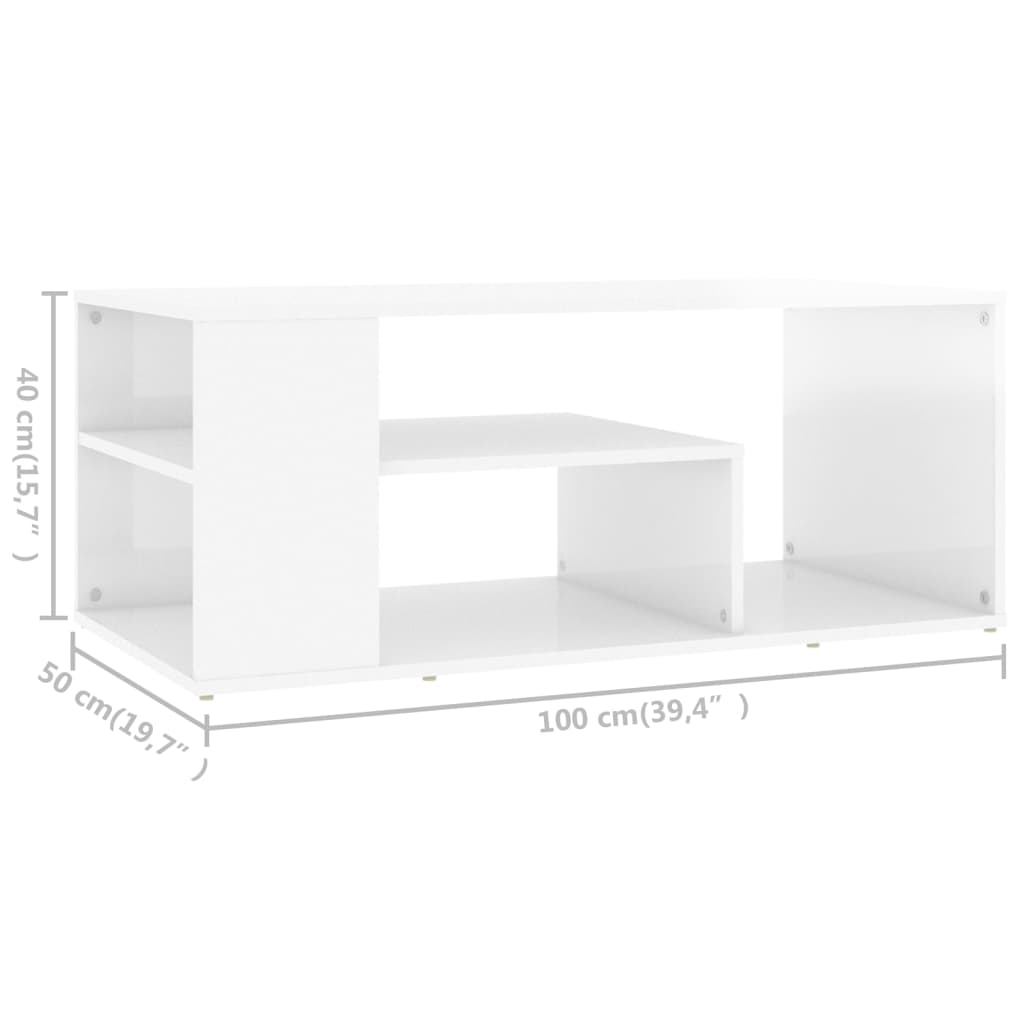 Wooden Coffee Table 100cm Wide - Vantage Home