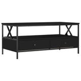 Wooden Coffee Table 100cm Wide With 2 Drawers - Vantage Home