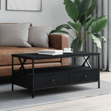 Wooden Coffee Table 100cm Wide With 2 Drawers - Vantage Home