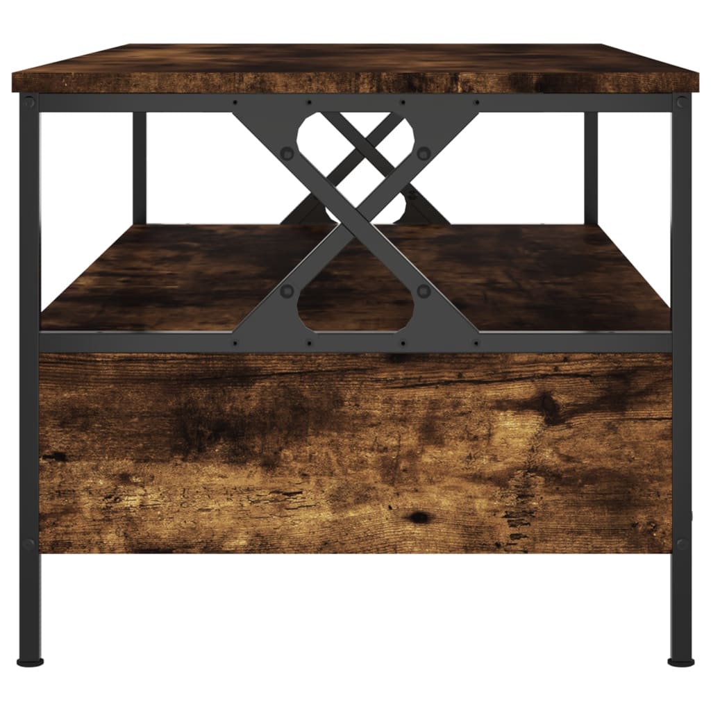 Wooden Coffee Table 100cm Wide With 2 Drawers - Vantage Home