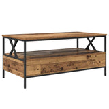 Wooden Coffee Table 100cm Wide With 2 Drawers - Vantage Home