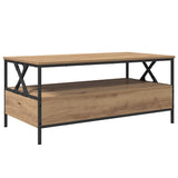 Wooden Coffee Table 100cm Wide With 2 Drawers - Vantage Home