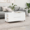 Wooden Coffee Table 102cm Wide With 2 Drawers - Vantage Home