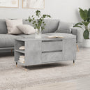 Wooden Coffee Table 102cm Wide With 2 Drawers - Vantage Home