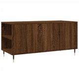 Wooden Coffee Table 102cm Wide With 2 Drawers - Vantage Home