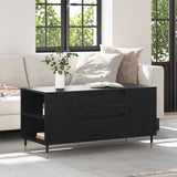 Wooden Coffee Table 102cm Wide With 2 Drawers - Vantage Home