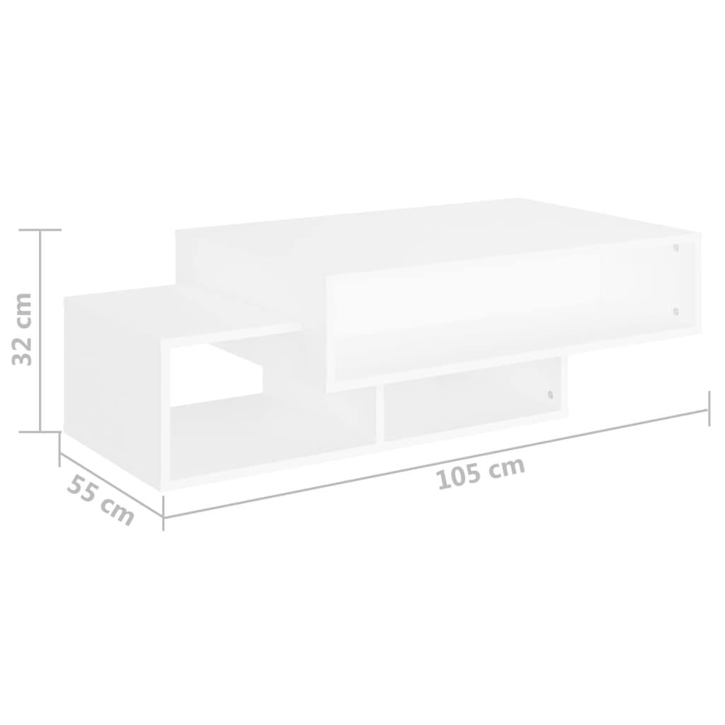 Wooden Coffee Table 105cm Wide - Vantage Home