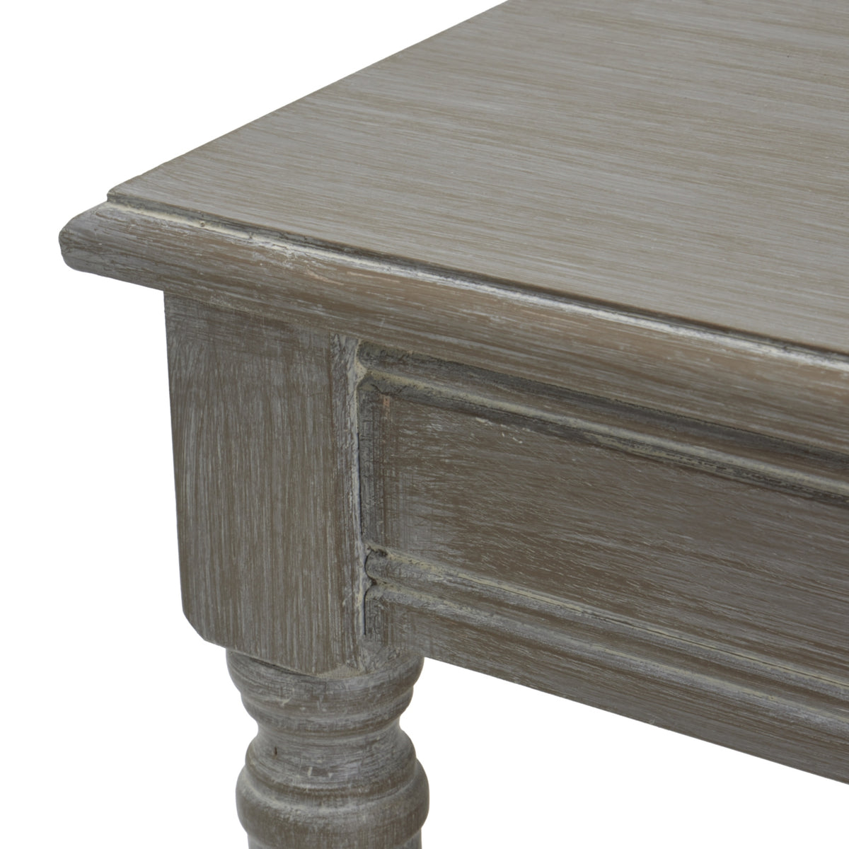 Wooden Coffee Table 120cm Wide Rattan Shelf - Serene