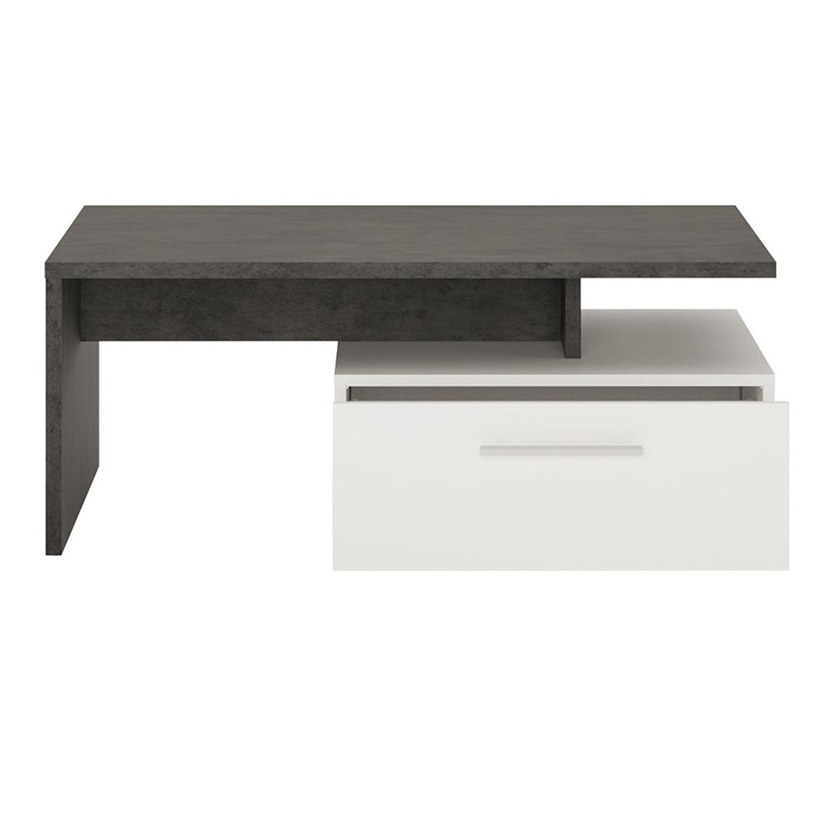 Wooden Coffee Table With 2 Drawers - Zingaro