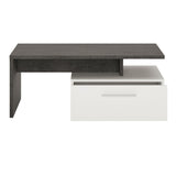 Wooden Coffee Table With 2 Drawers - Zingaro