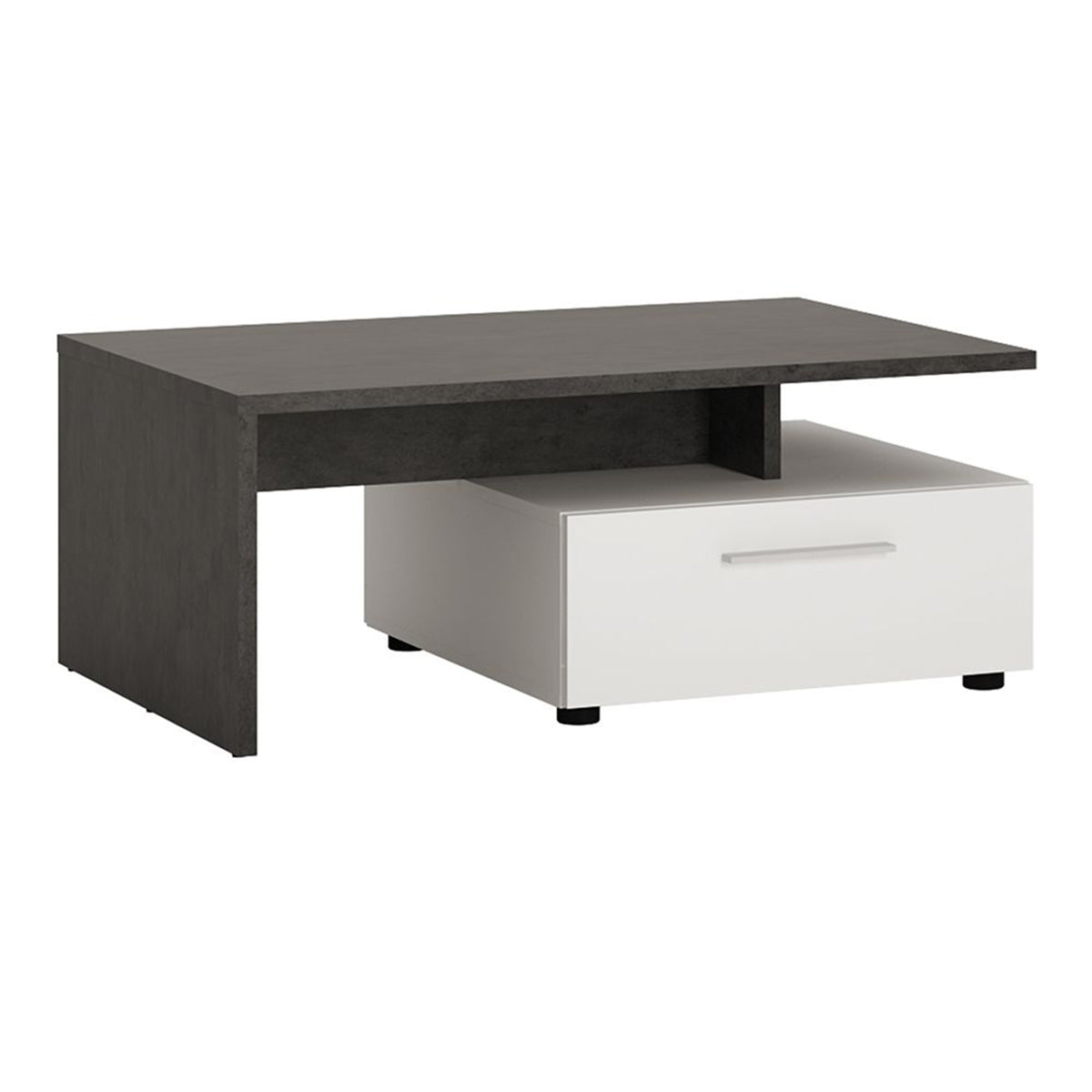 Wooden Coffee Table With 2 Drawers - Zingaro