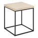 Wooden Coffee Table 40cm Square in Marble Effect - Barossa