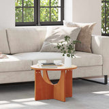 Wooden Coffee Table 50cm Wide Round - Vantage Home