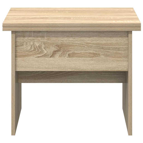 Wooden Coffee Table 55cm Wide Height Adjustable - Vantage Home