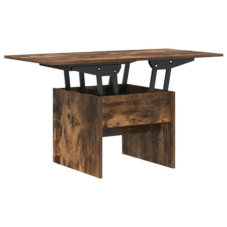 Wooden Coffee Table 55cm Wide Height Adjustable - Vantage Home