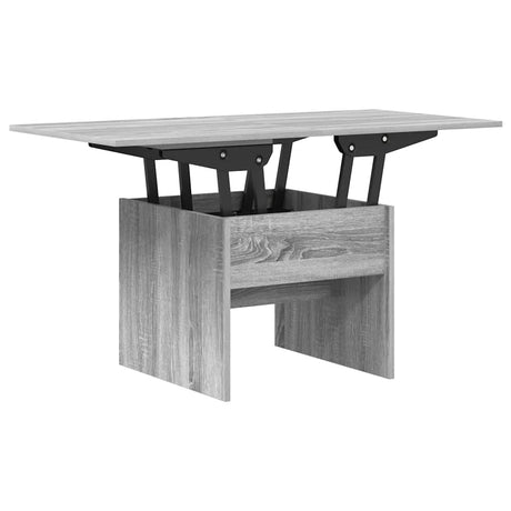 Wooden Coffee Table 55cm Wide Height Adjustable - Vantage Home