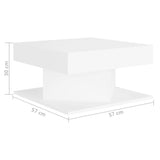 Wooden Coffee Table 57cm Wide Square - Vantage Home