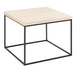 Wooden Coffee Table 60cm Square in Marble Effect - Barossa