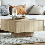 Wooden Coffee Table 60cm Wide Square - Vantage Home