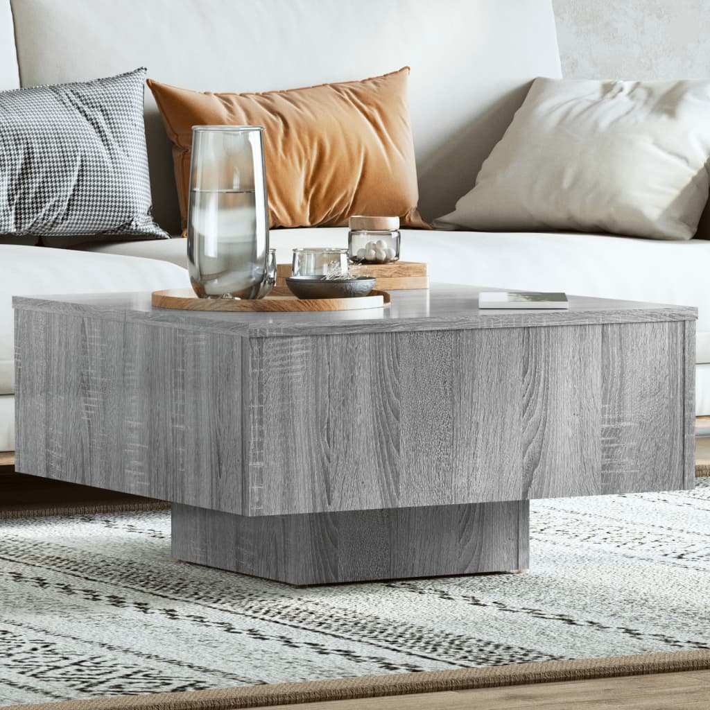 Wooden Coffee Table 60cm Wide Square - Vantage Home