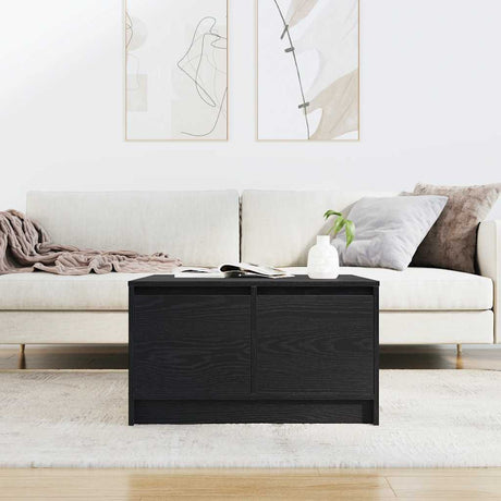 Wooden Coffee Table 70.5cm Wide Square With 4 Drawers - Vantage Home