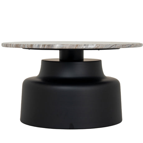 Wooden Coffee Table 72cm Wide Round - Oura