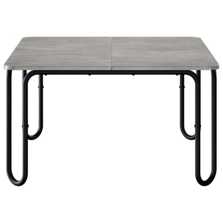 Wooden Coffee Table 79.5cm Wide Square With Steel Legs - Vantage Home