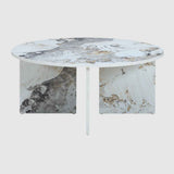 Wooden Coffee Table 80cm Wide Round - Aura