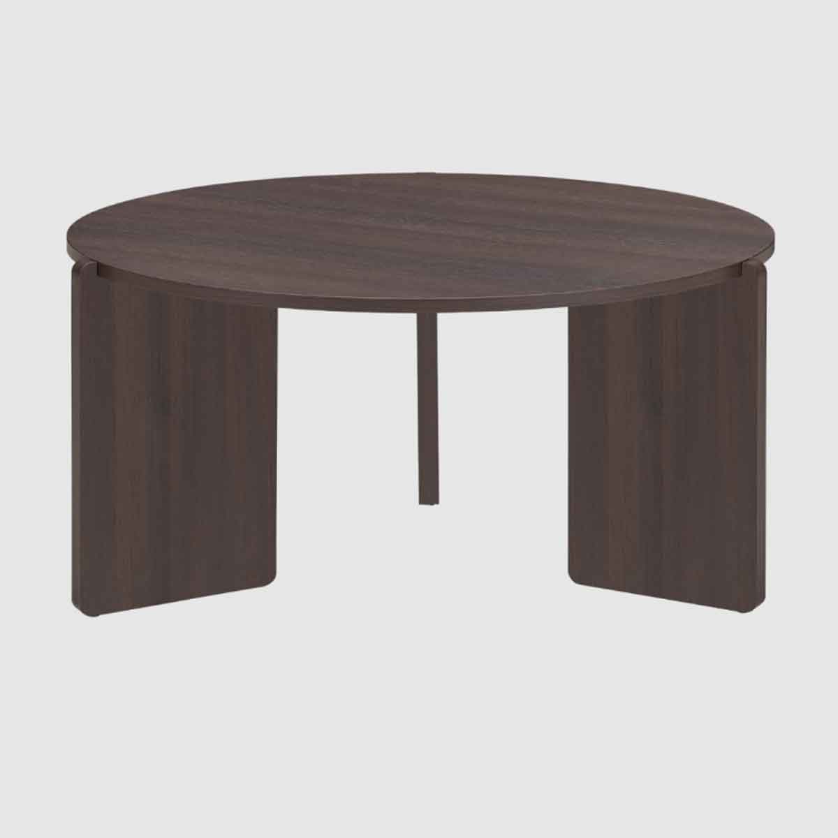 Wooden Coffee Table 80cm Wide Round - Halo