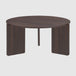 Wooden Coffee Table 80cm Wide Round - Halo