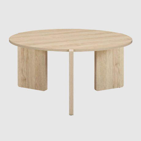 Wooden Coffee Table 80cm Wide Round - Halo