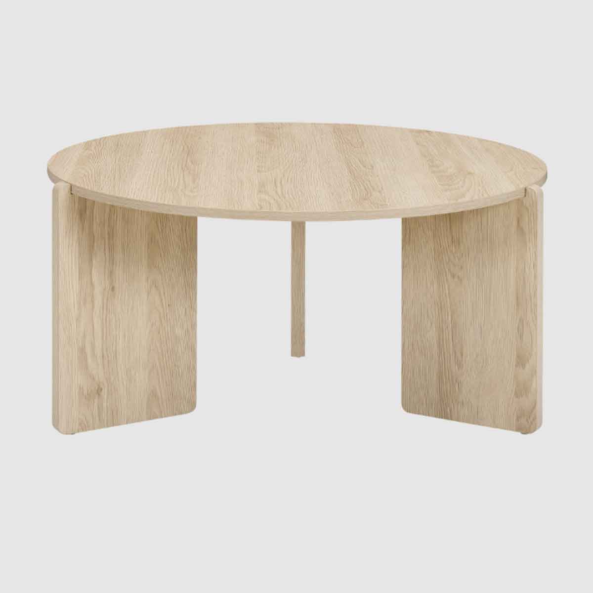 Wooden Coffee Table 80cm Wide Round - Halo