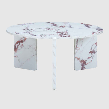 Wooden Coffee Table 80cm Wide Round - Halo