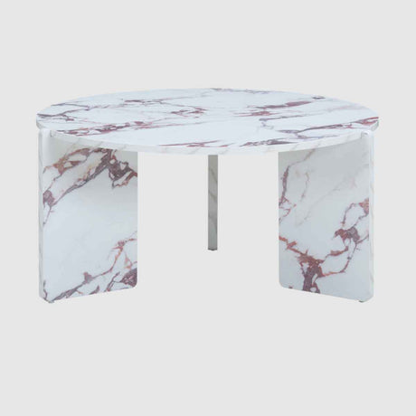 Wooden Coffee Table 80cm Wide Round - Halo
