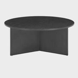 Wooden Coffee Table 80cm Wide Round - Nova
