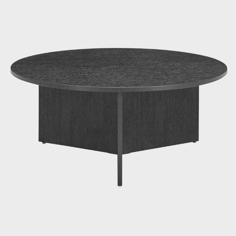 Wooden Coffee Table 80cm Wide Round - Nova
