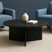 Wooden Coffee Table 80cm Wide Round - Nova
