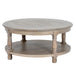 Wooden Coffee Table 90Cm Wide Round - Delphine
