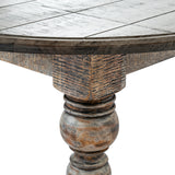 Wooden Coffee Table 90cm Wide Round - Rutland