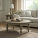 Wooden Coffee Table 90cm Wide Round - Rutland