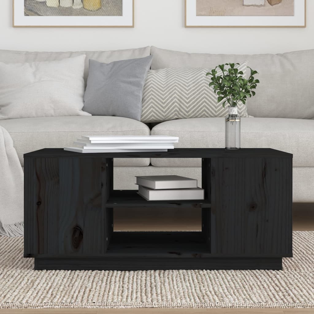 Wooden Coffee Table 90cm Wide - Vantage Home