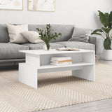 Wooden Coffee Table 90cm Wide With Shelf - Vantage Home