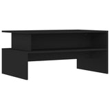 Wooden Coffee Table 90cm Wide With Shelf - Vantage Home